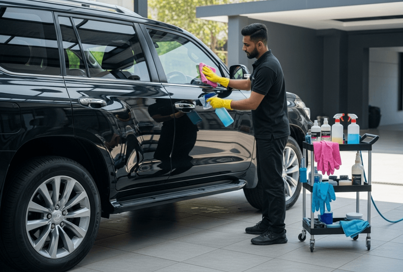 تلميع سيارات SUV