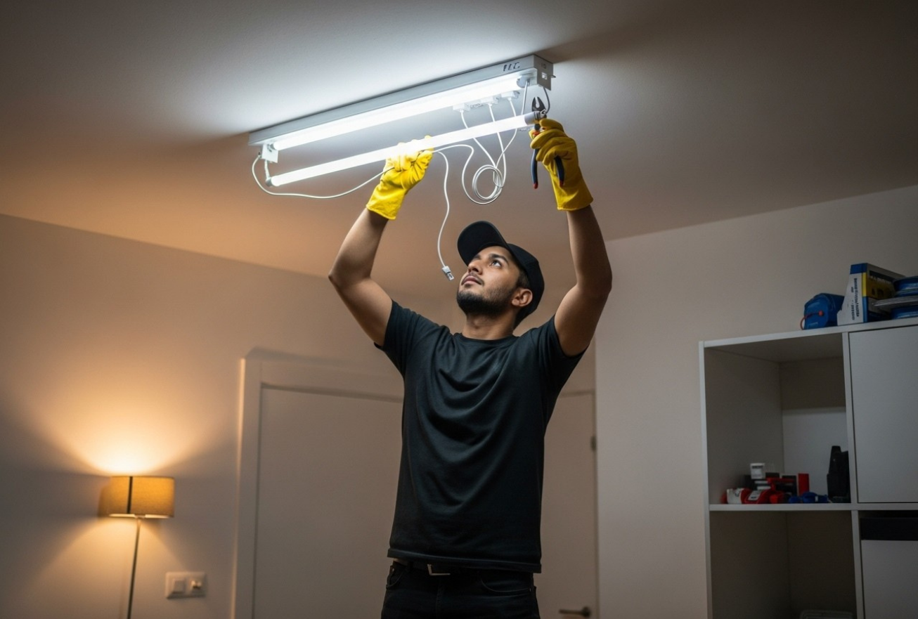 Tube Light Installation