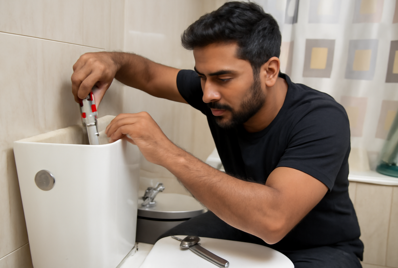 Commode Tank Machine Repairing