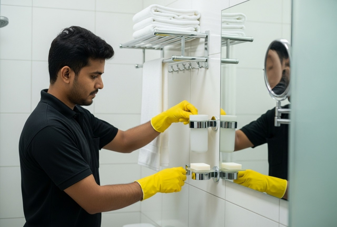 Washroom Accessory Installation