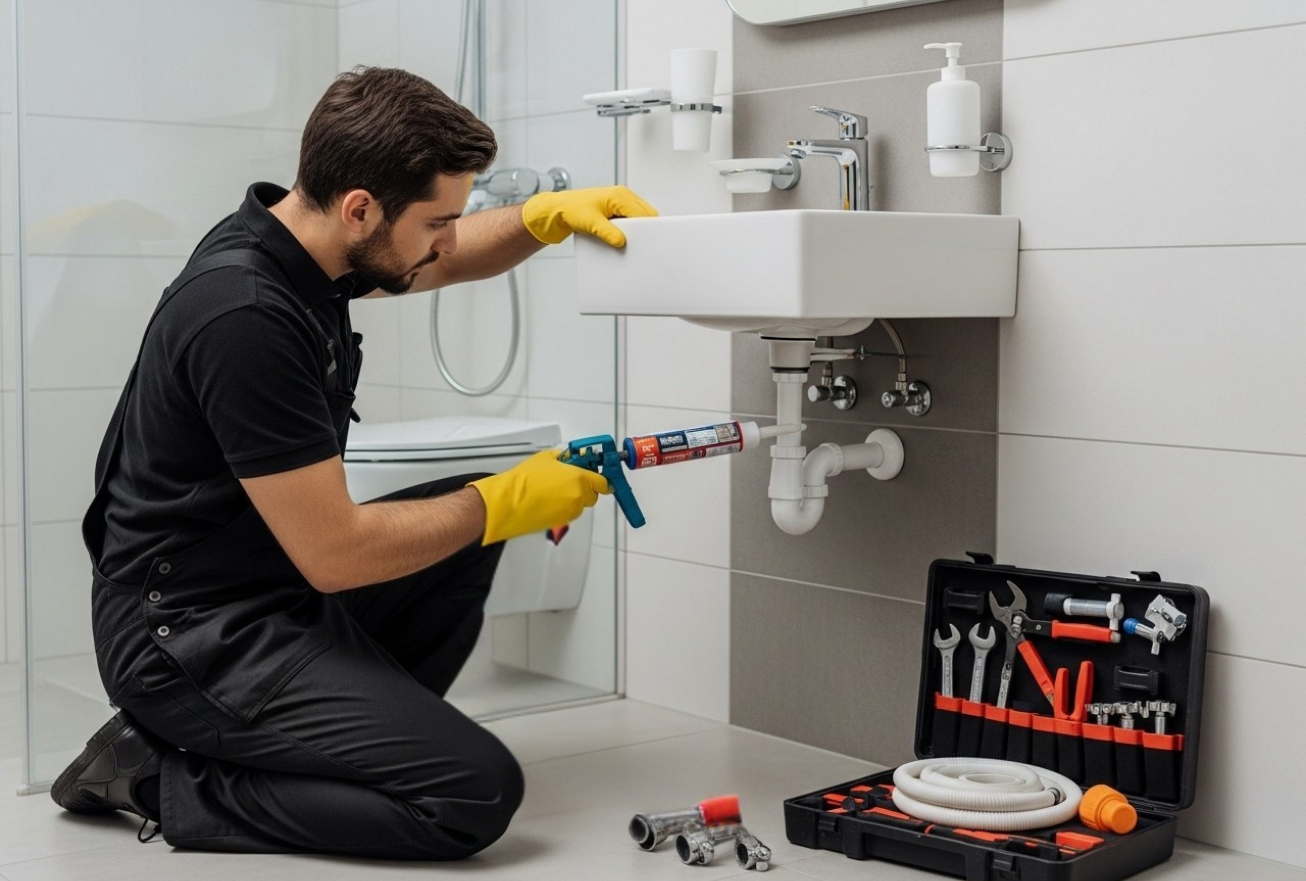 Washbasin Installation